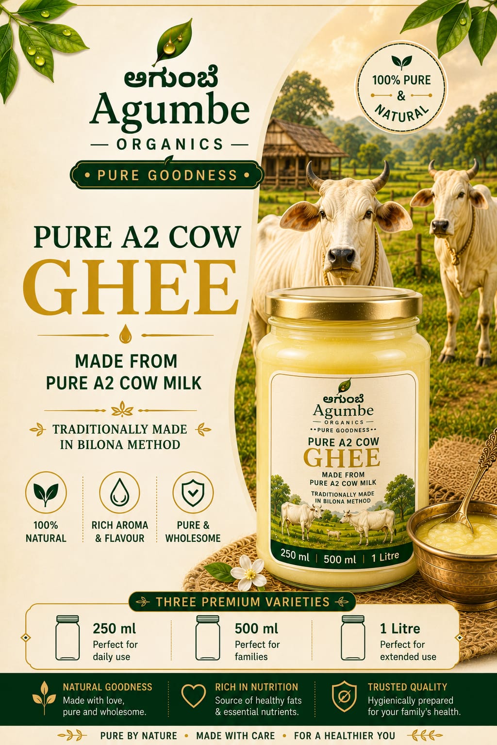 Pure A2 Cow Ghee