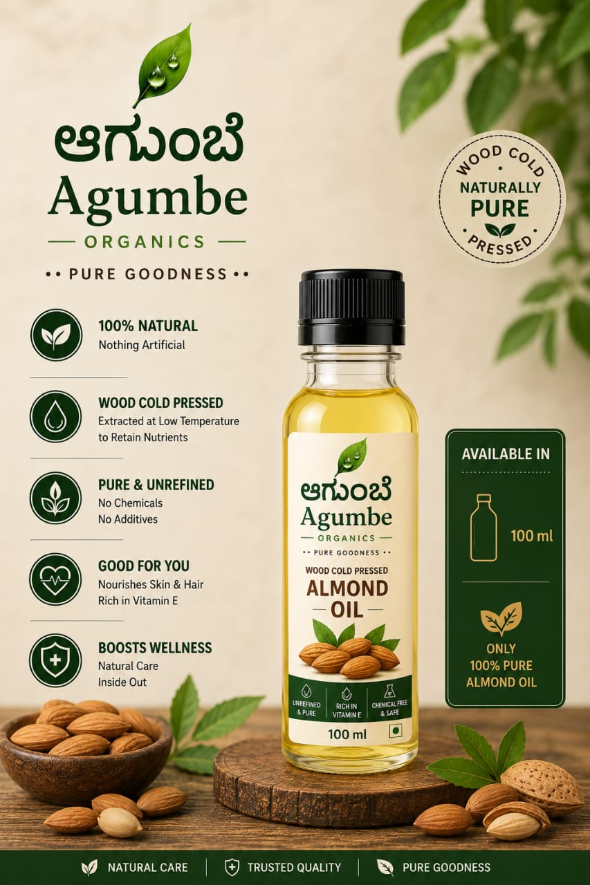 Wood Cold Pressed Almond Oil